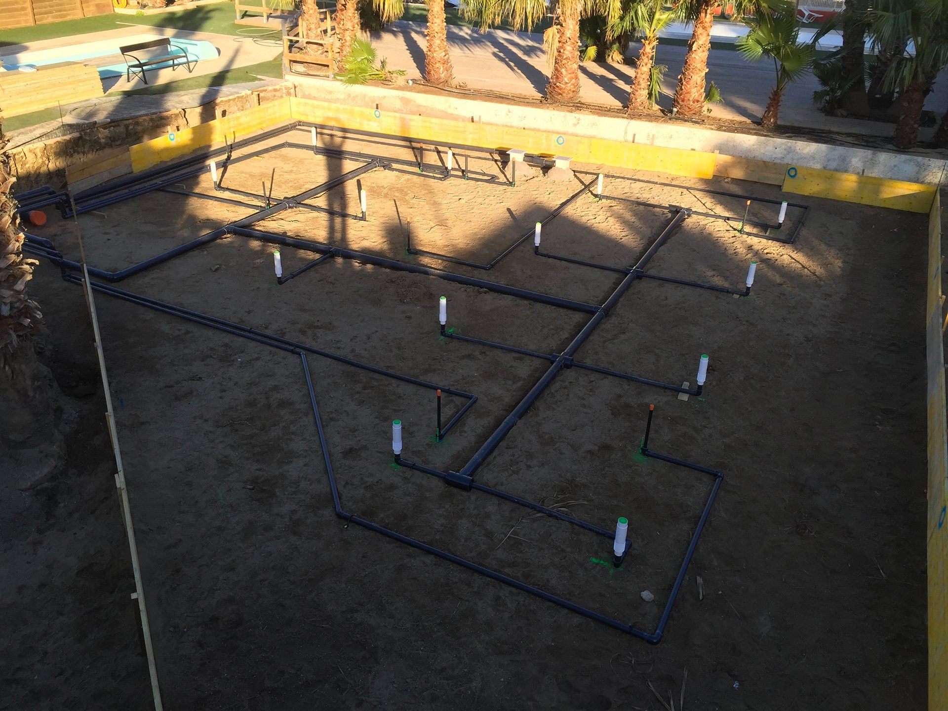 Installation réseau enterré