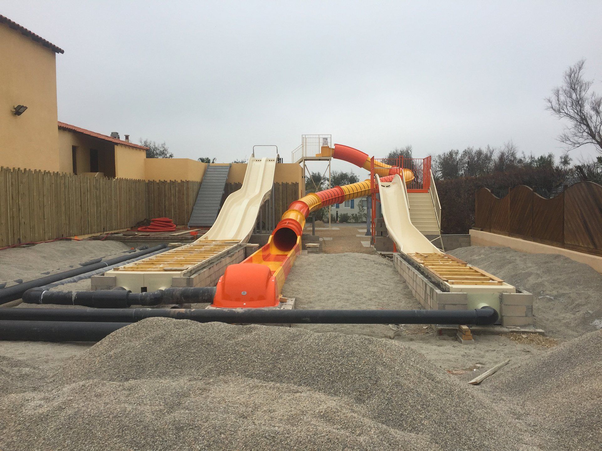 Chantier de toboggan