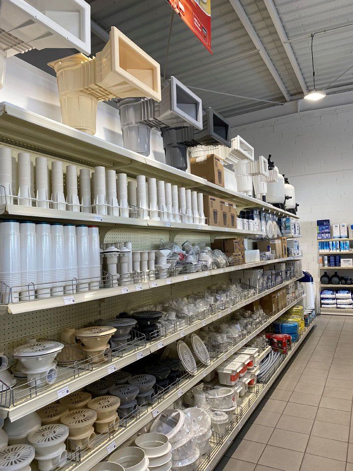 Magasin piscine tubes