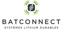 LOGO BatConnect - systèmes lithium durables