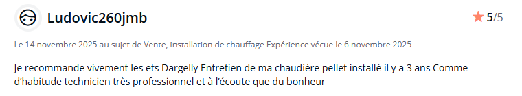 Avis rédigé par Ludovic260jmb