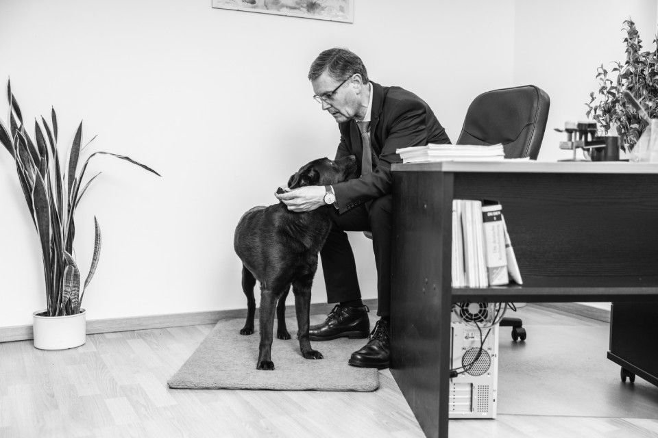 Foto Starke Lutz mit Hund