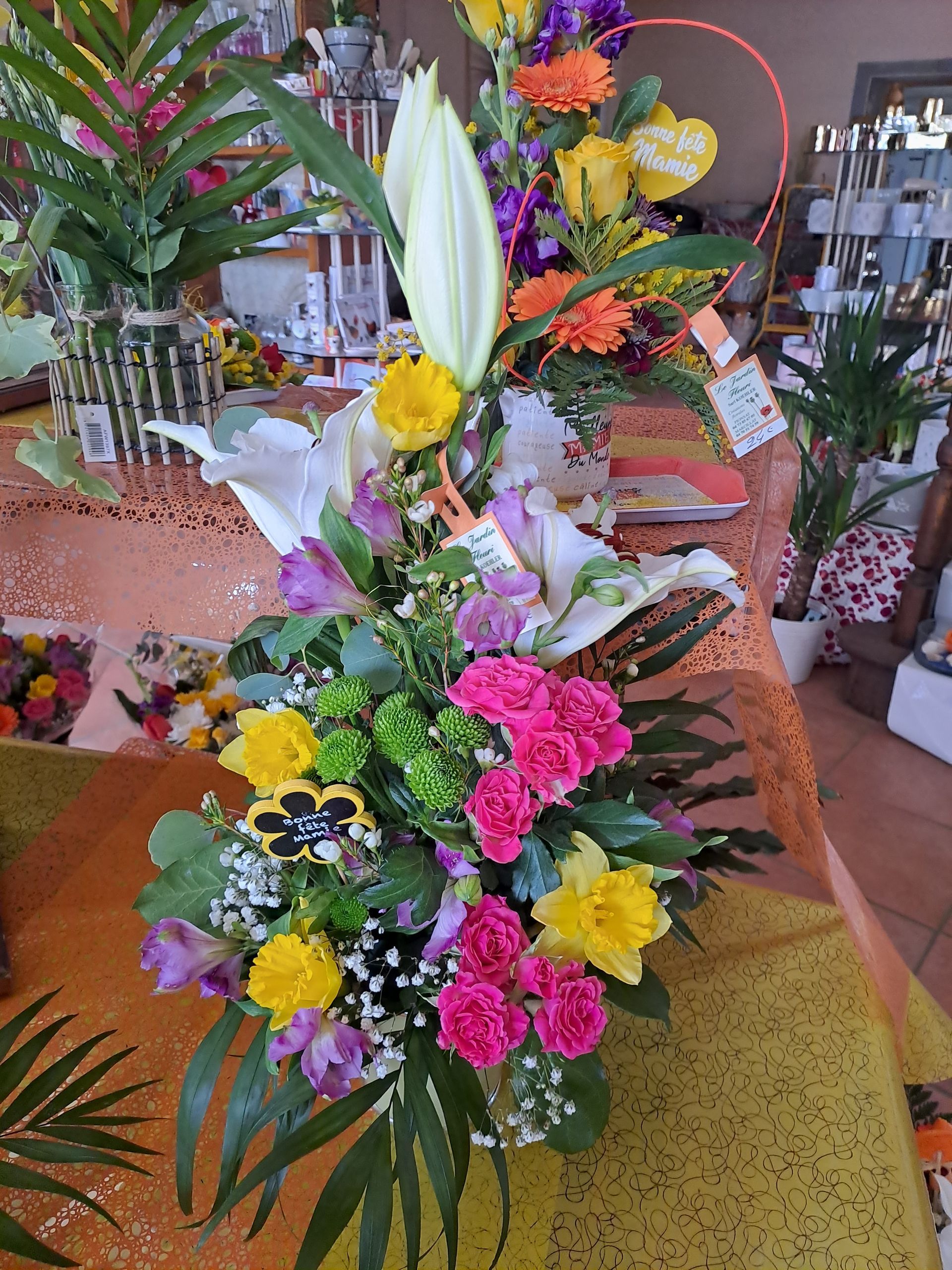 Un bouquet de toutes les couleurs à offrir à sa grand-mère