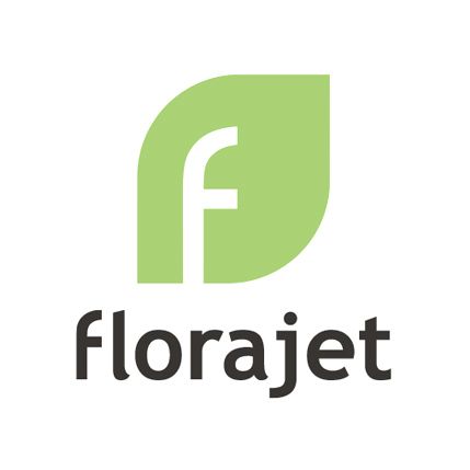 Le logo Florajet vert