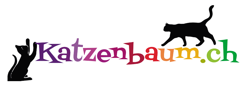 Ein Logo für katzenbaum.ch mit einer Katzensilhouette