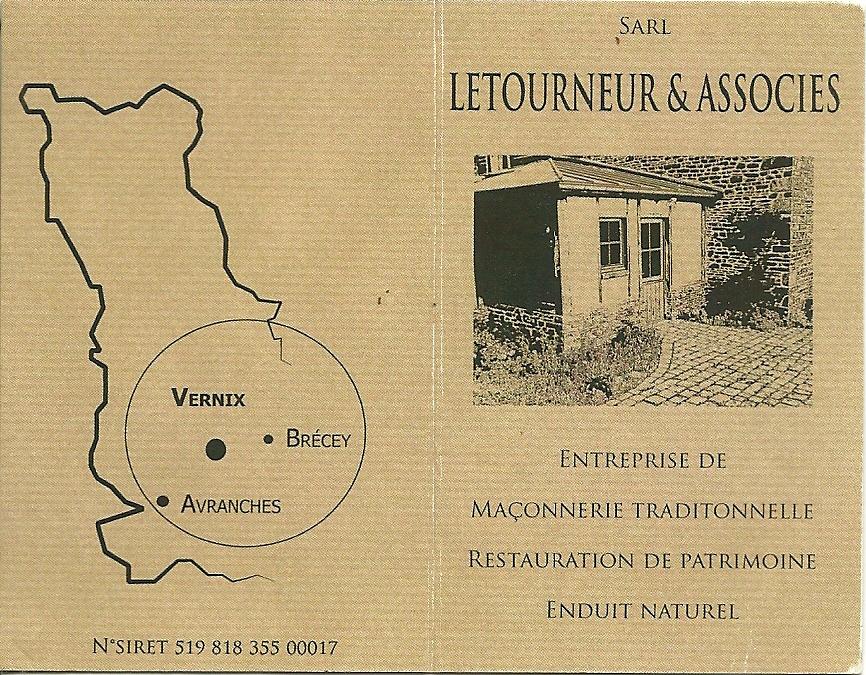 Sarl Letourneur et Associés - Maçonnerie à Vernix (50)