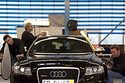 Dellen Ausbeulservice GmbH – Audi in der Reparaturwerkstatt
