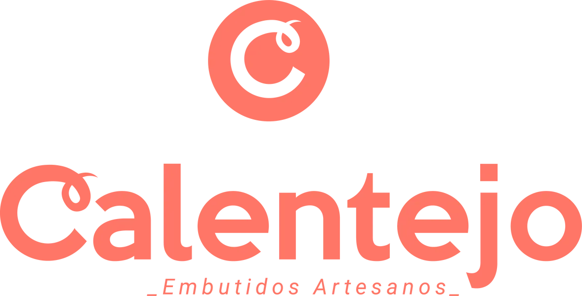 El logo de calentejo pintados artesanos se muestra sobre un fondo blanco.