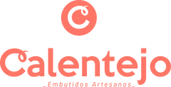 El logo de calentejo pintados artesanos se muestra sobre un fondo blanco.