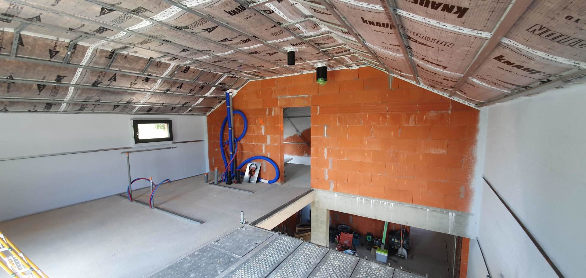 Ossature doublages et plafonds + isolation