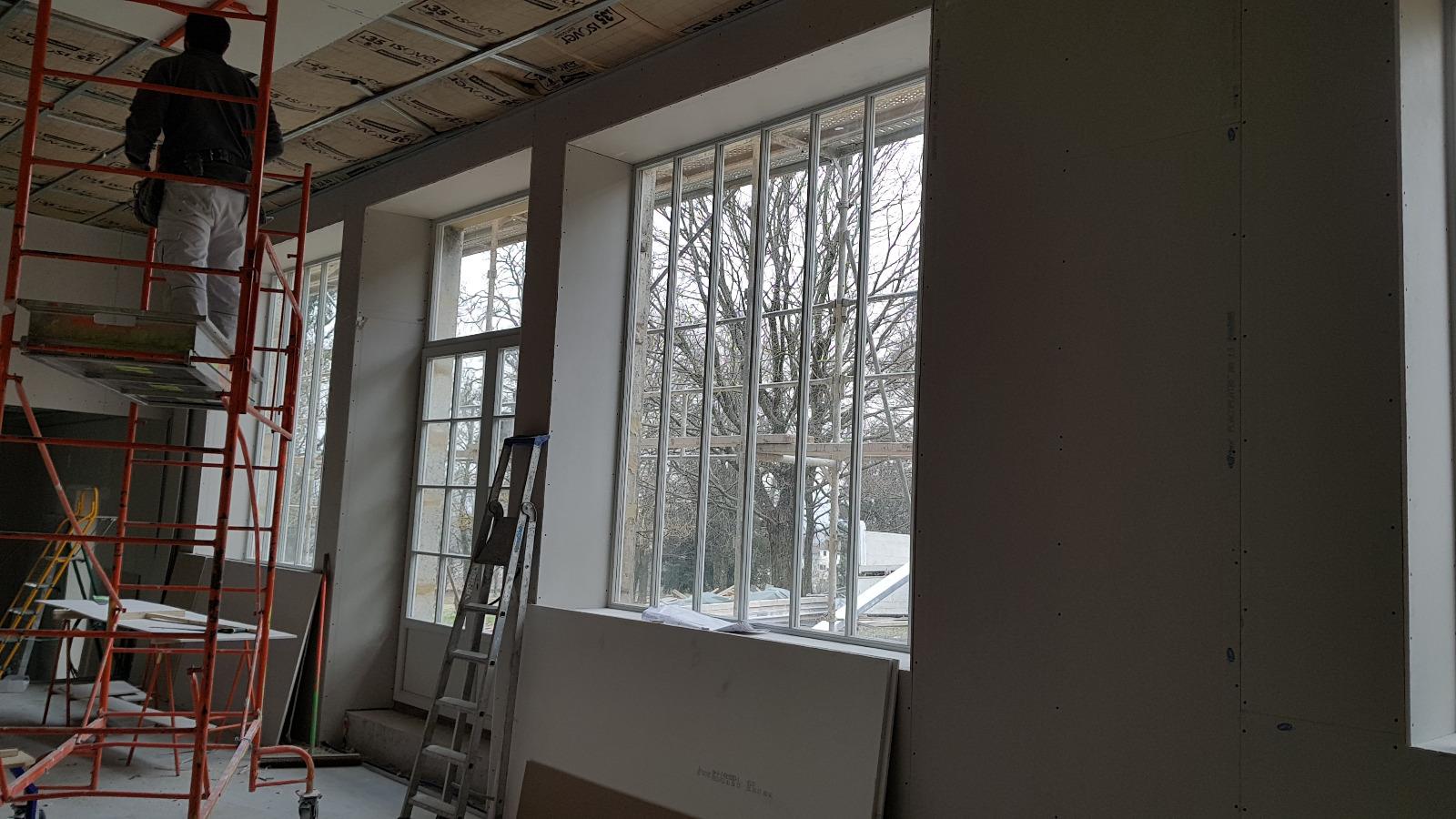 Rénovation ancienne bâtisse - verrière