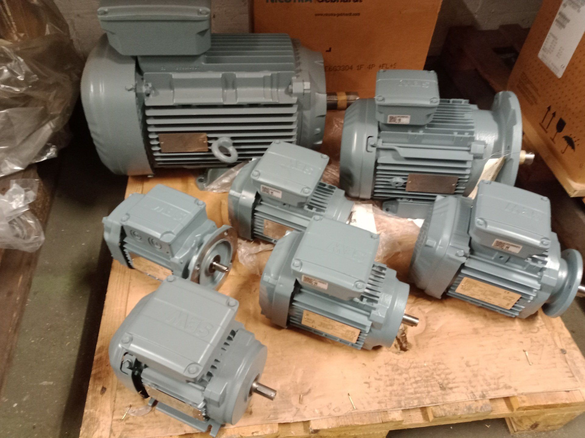 Photo du stock de moteurs