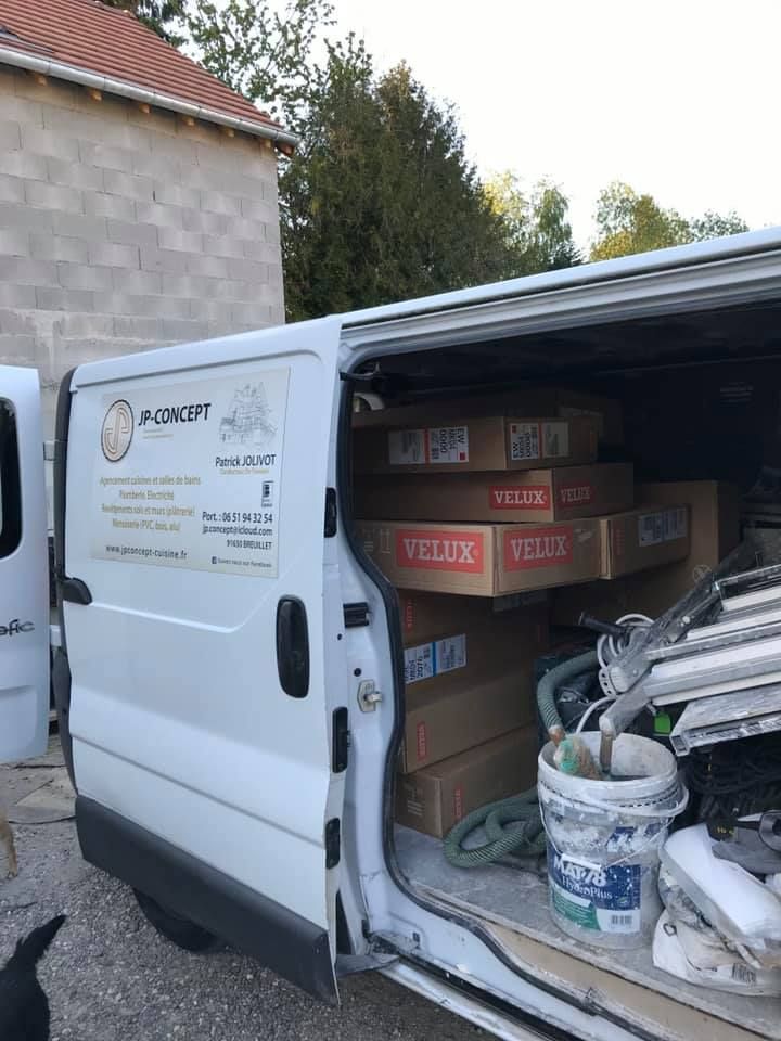 Camionnette de l'entreprise