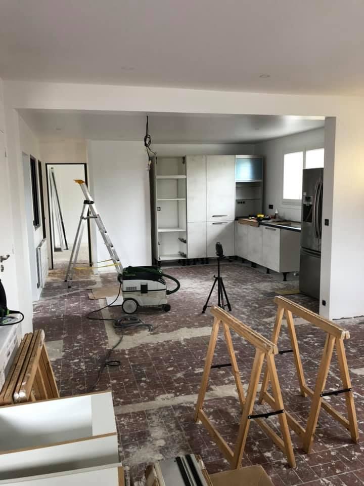 Cuisine en cours de rénovation