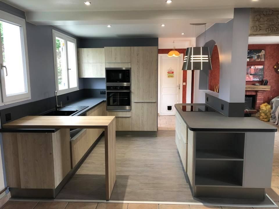 Faux plafond dans une cuisine