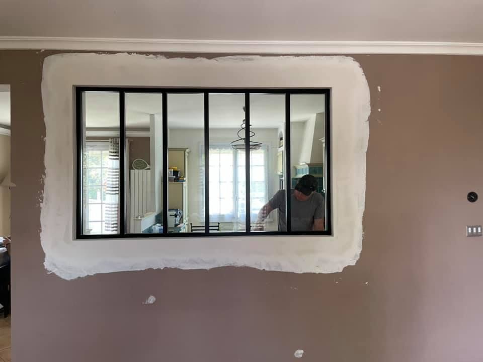 Création d'ouverture et verrière