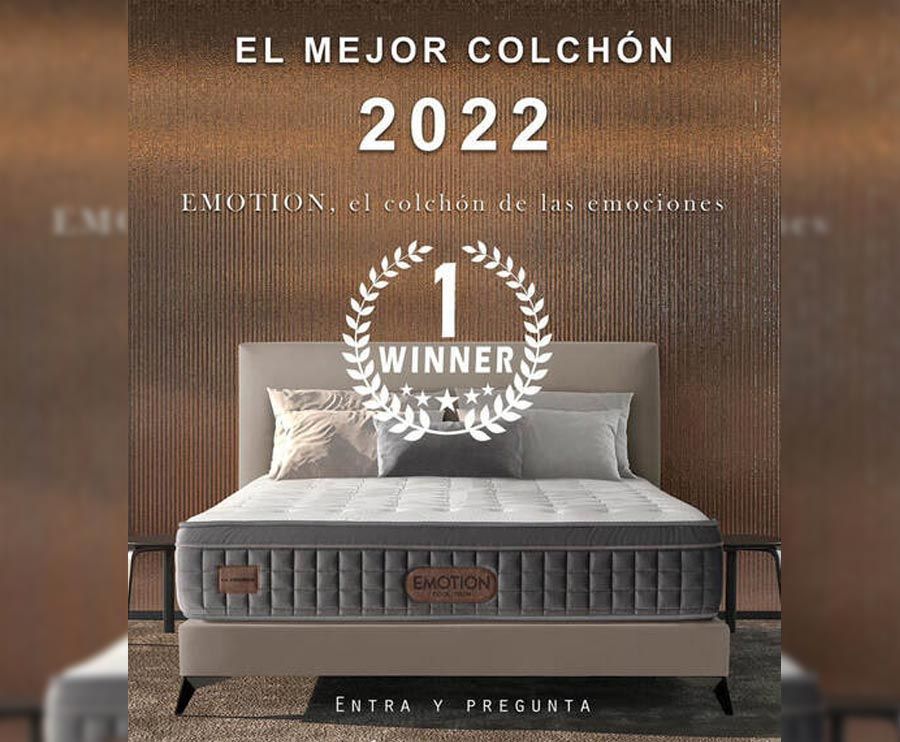 Una cama con un colchón encima y las palabras el mejor colchón 2022
