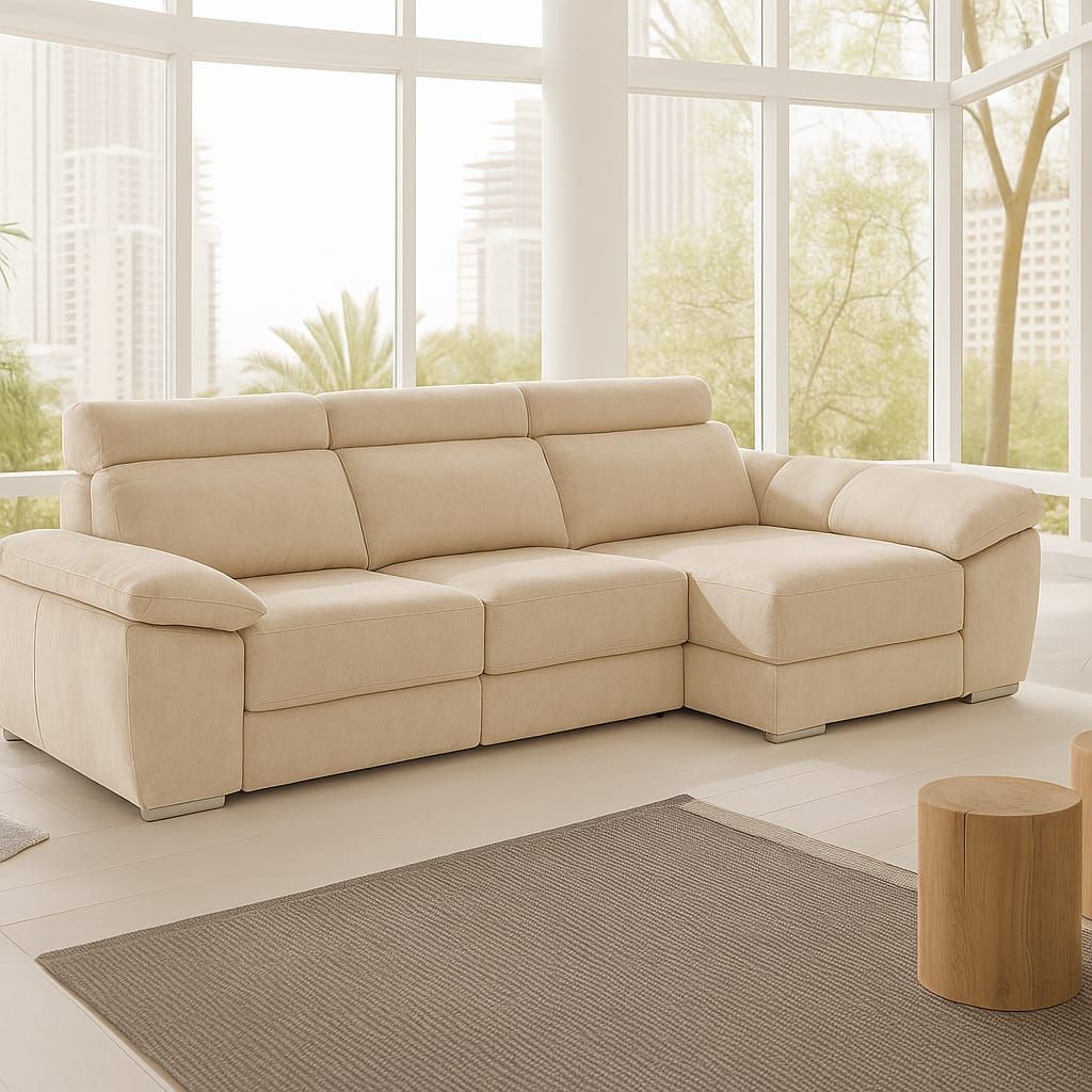 Sofá cheslón mod. Roma en Kaoba sofás Elche