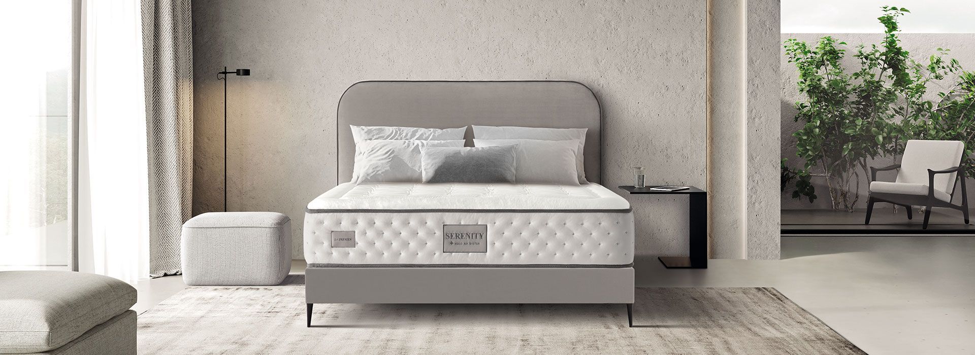 Colchón Ecologic de La Premier Muelle ensacado . Tejidos ecológicos y reciclados.