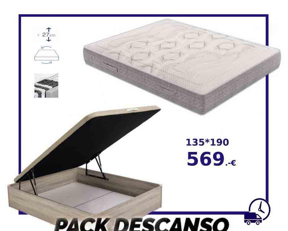 Una imagen de un colchón y un marco de cama.