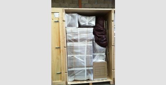 rangement d'un container