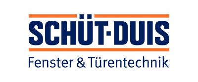 A logo for a company called schuit-duis fenster & türentechnik