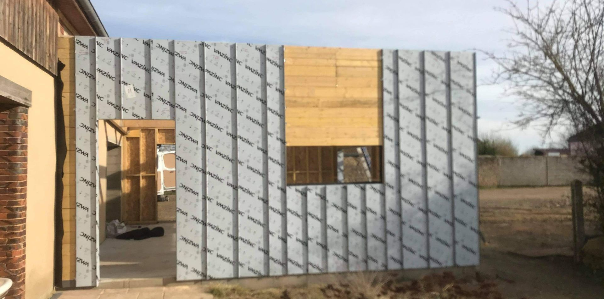 Isolation d'une extension de maison