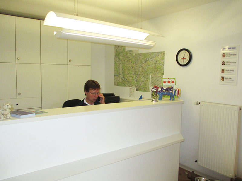 Tierarztpraxis Mußmächer Empfang