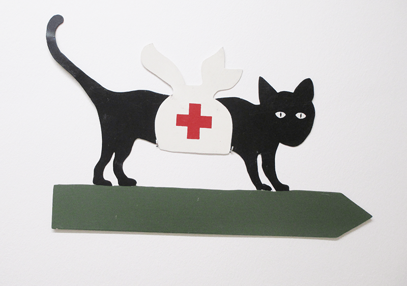 Tierarztpraxis Mußmächer Katzenschild