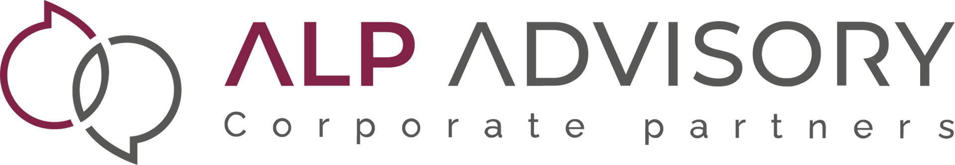 Logotipo de ALP Advisory con círculos que se cruzan y el texto