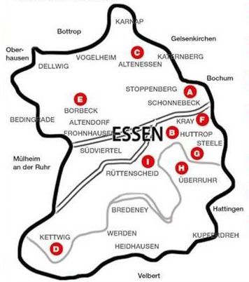 Essen Stadtplan