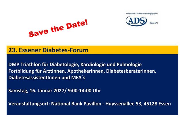 Ankündigung 23. Essener Diabetes-Forum