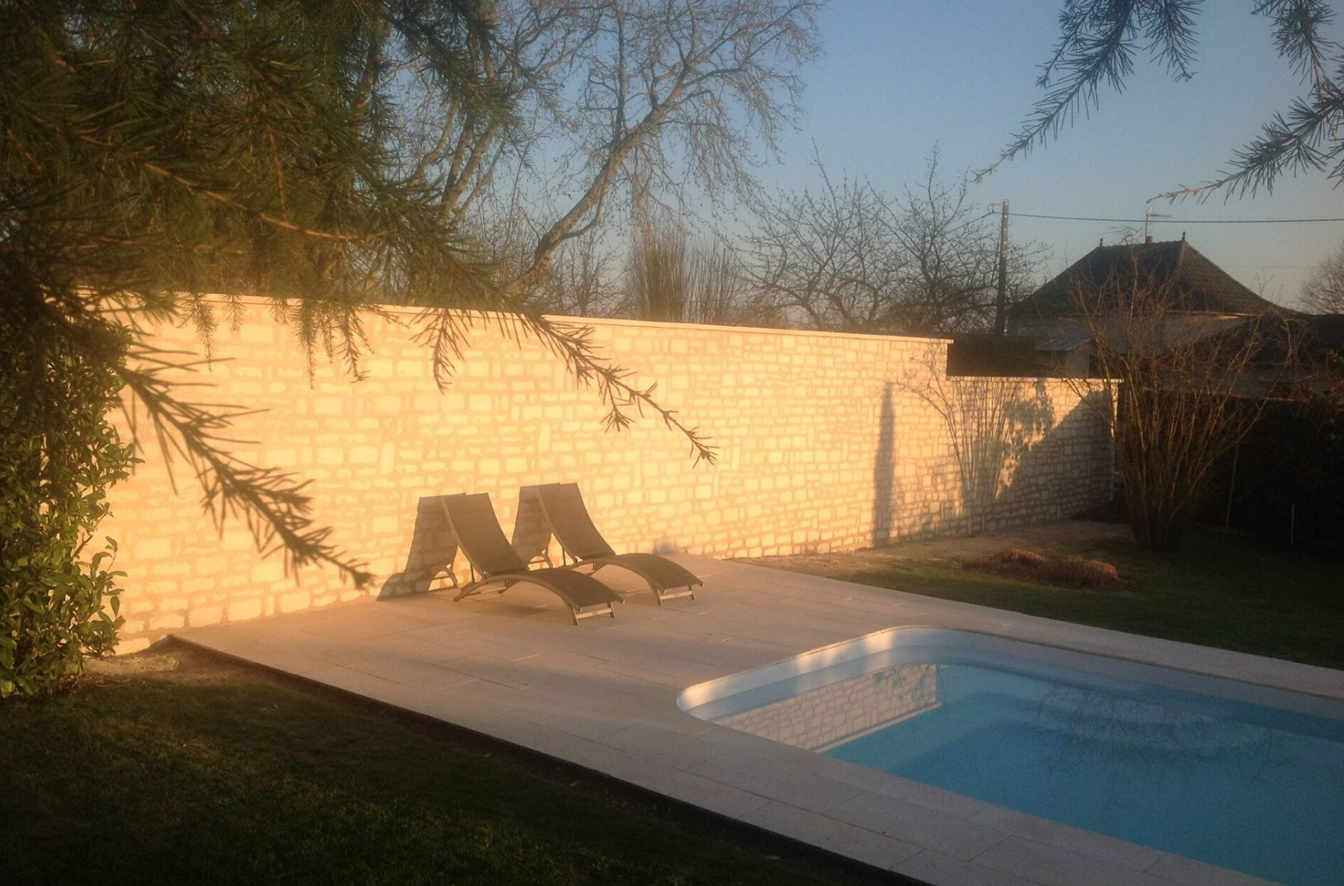 Dallage et couvertines