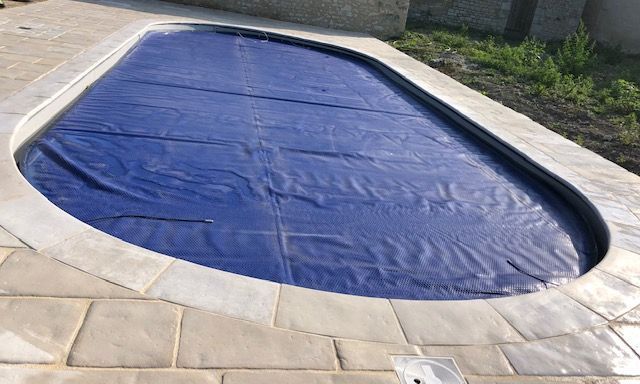 Margelle opus arrondie sur mesure / Dallage opus