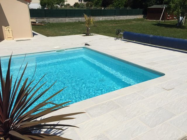 Terrasse en dalles roche