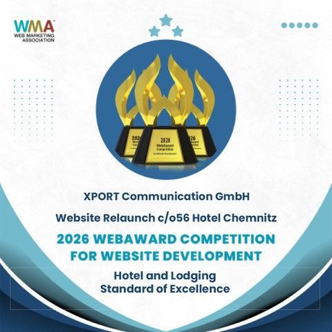 Auszeichnung 2026 Webaward Competition