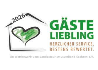 Logo for “Gäste Liebing 2026” with green heart and text “Herzlicher Service. Bestens bewertet.”