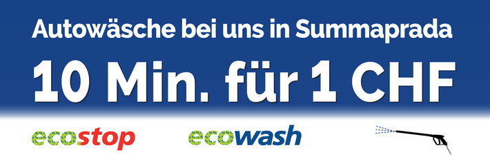 Halten Sie Ihr Fahrzeug sauber mit einem Besuch in unserer ecowash Waschanlage – jetzt mit einem attraktiven Sonderangebot.