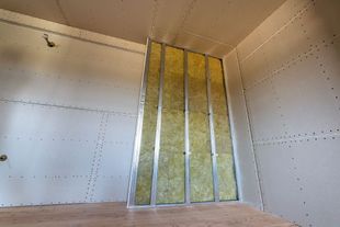 Cloison sèche avec isolation