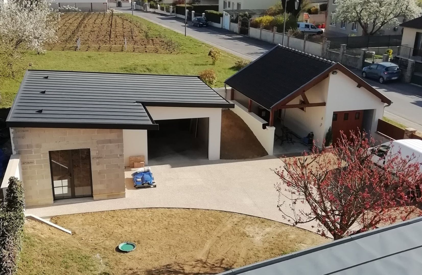 Plan en 3D d'un studio de jardin