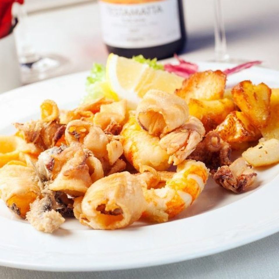Fritto misto di mare-Osteria Gallo d'Oro