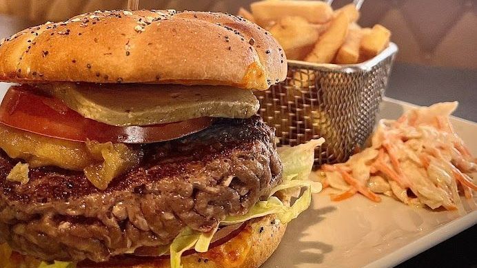 Burger avec frites