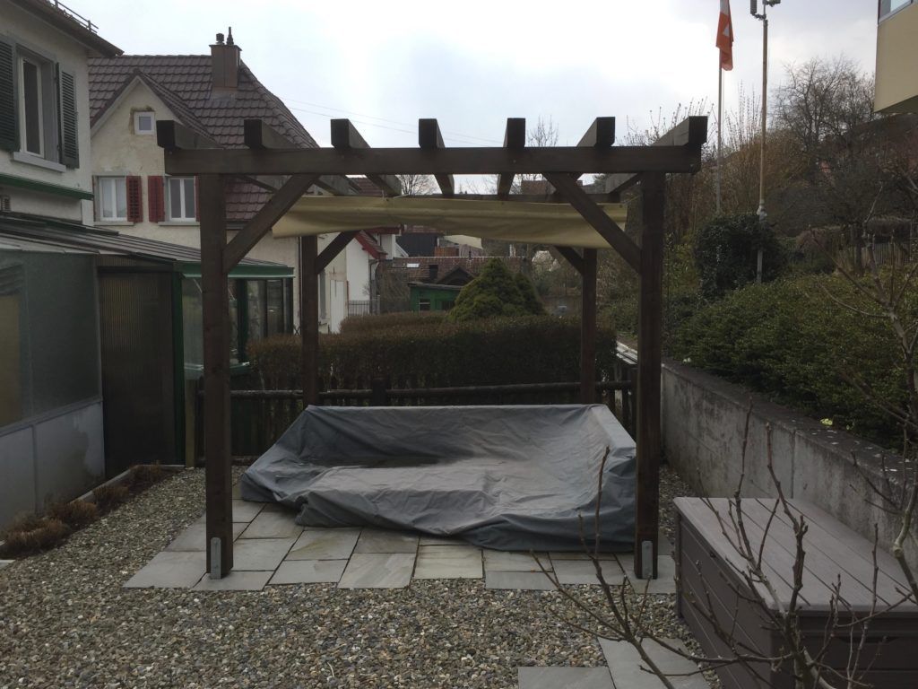 Pergola Garten - Adrian Kübler Gartengestaltung - Schaffhausen