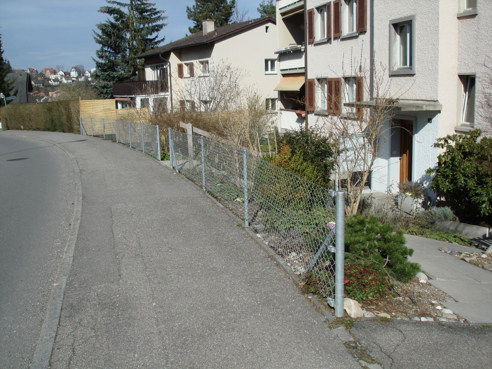 Diagonalgeflecht Zaun