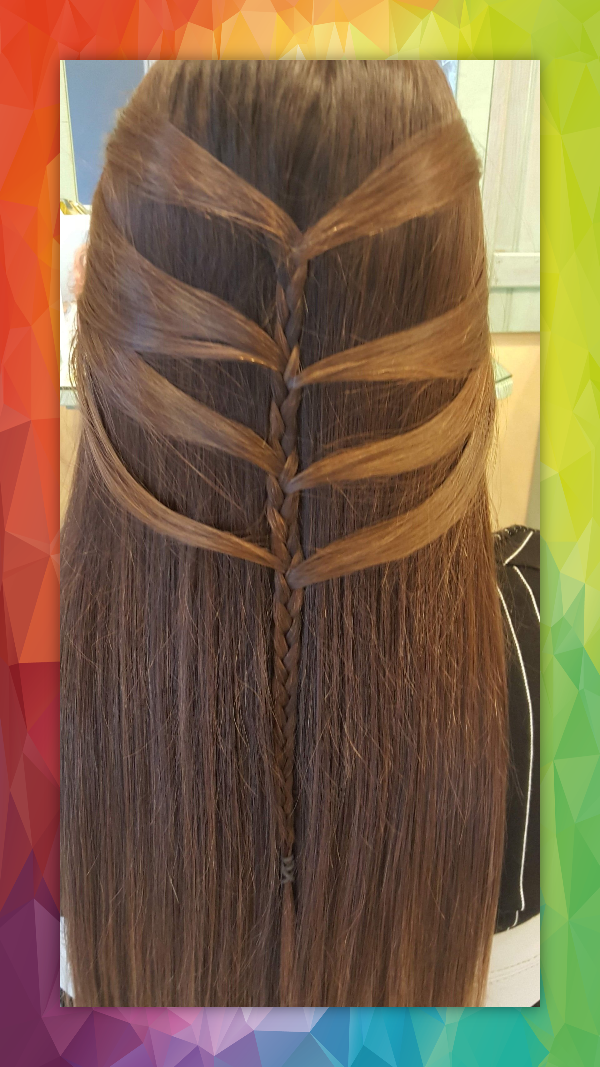 Cheuveux longs tressés