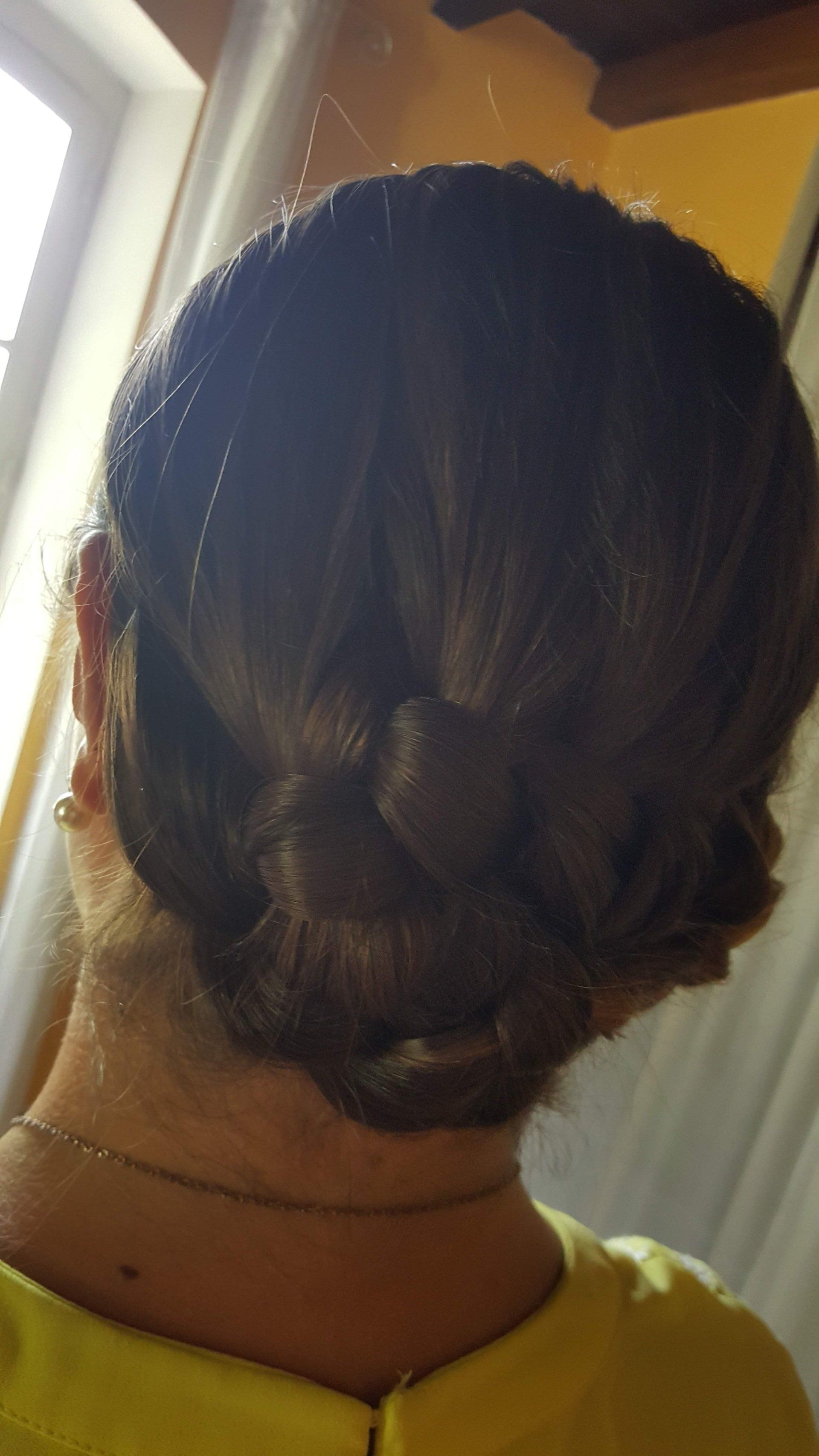 Chignon tressé