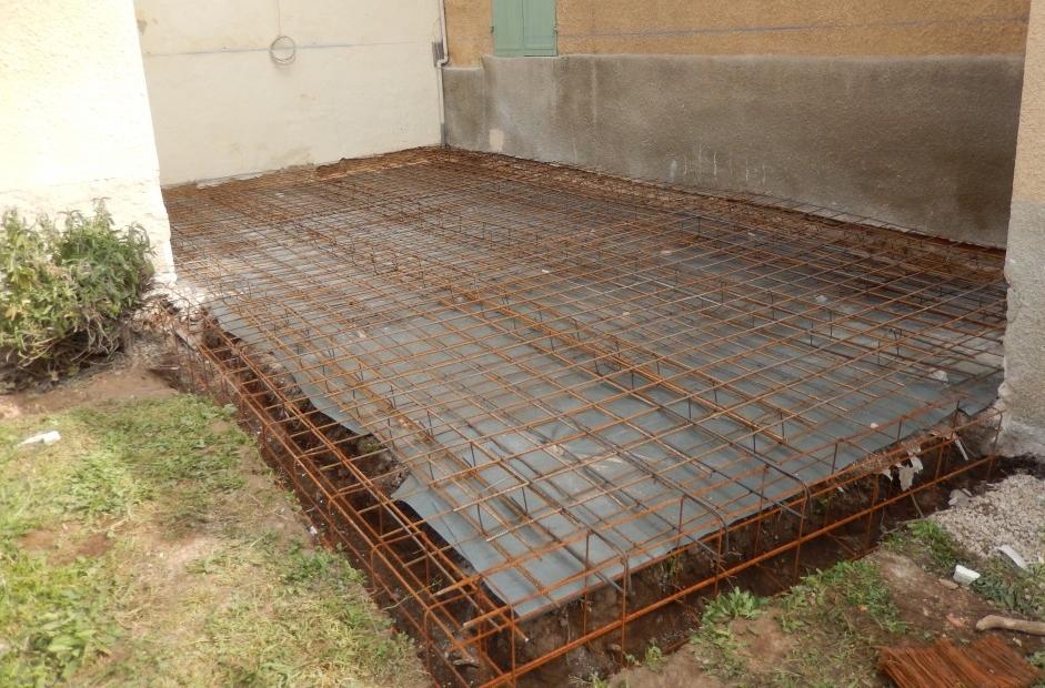 Construction d'une terrasse