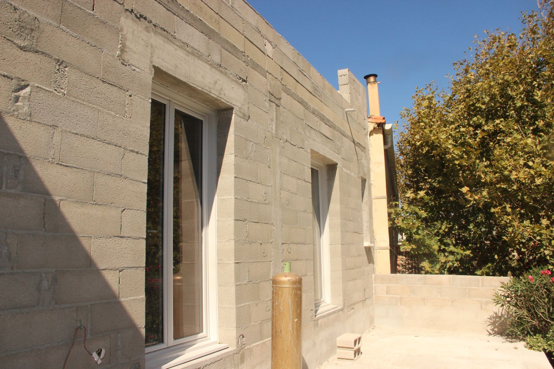 Pose de la charpente