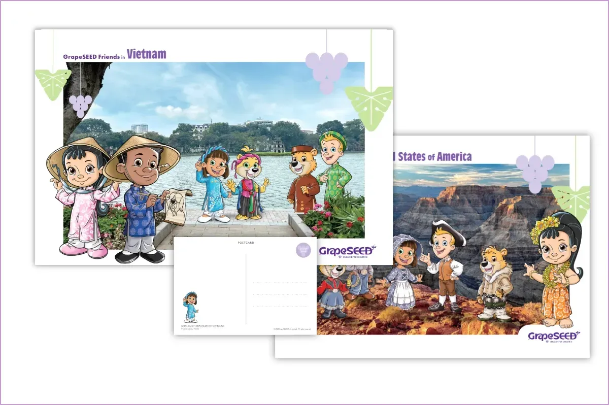 Dự án viết thư kết nối học sinh toàn cầu GrapeSEED Messenger