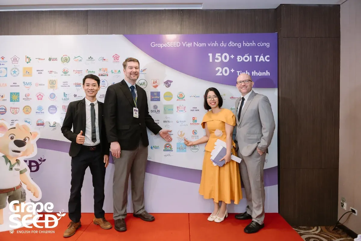 Sảnh sự kiện Gieo mầm thành công - sự kiện của GrapeSEED dành cho Trường & Trung tâm đối tác 2024